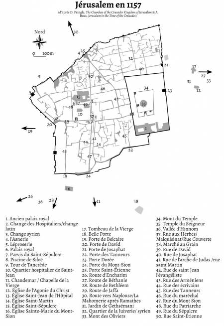  Jérusalem en 1157  